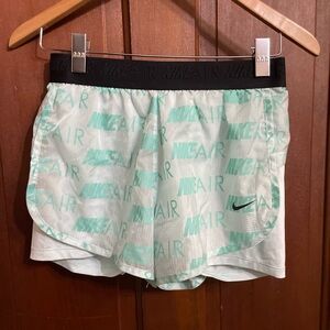 Nike women's small light green shorts